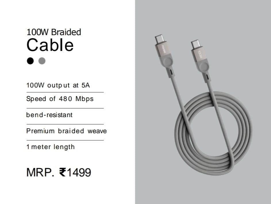 noise 100w braided cable